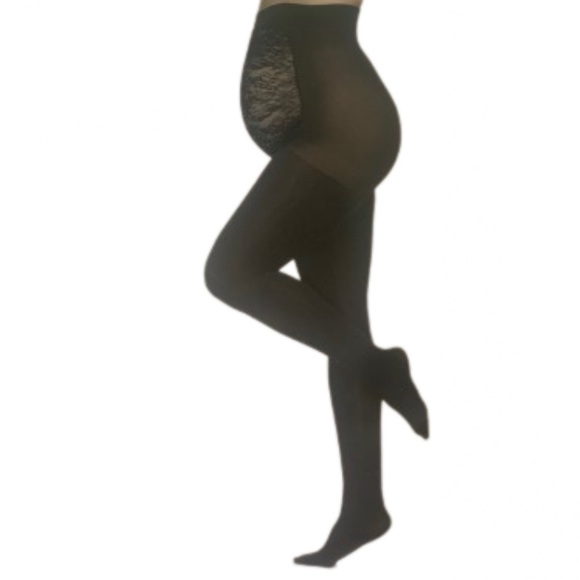 Berkshire Other - NEW Berkshire Maternity Opaque Sandal Foot Tights